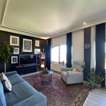 Delightful With Backyard And Bosphorus View In Uskudar