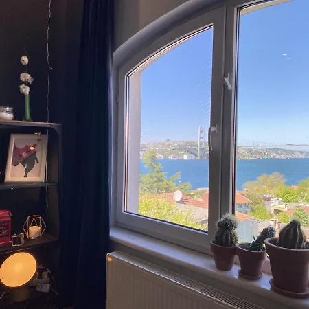 Delightful With Backyard And Bosphorus View In Uskudar Appartamento