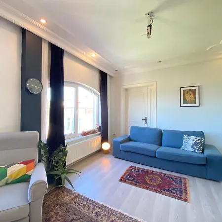 Delightful With Backyard And Bosphorus View In Uskudar Apartment